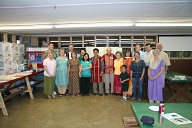 Missionaries in national dress
